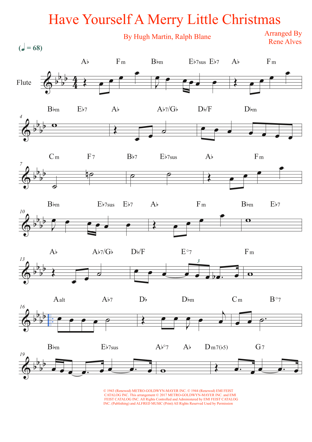 Have Yourself A Merry Little Christmas (arr. Rene Alves)