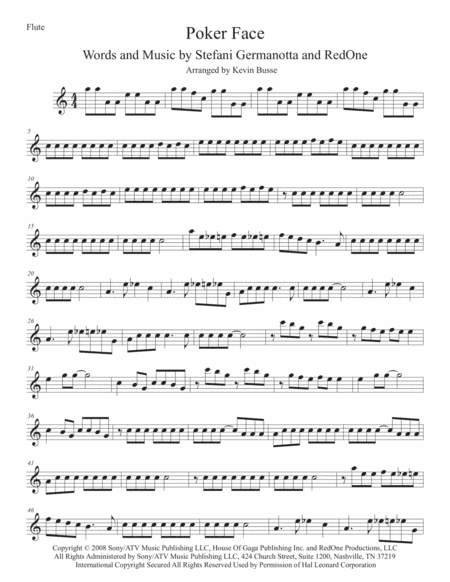 Poker Face (arr. Kevin Busse)