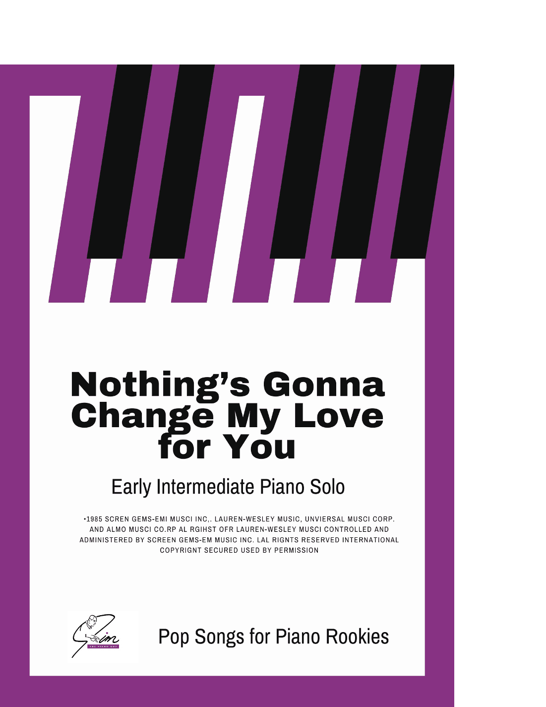 Nothing's Gonna Change My Love For You (arr. Jim Lansing)