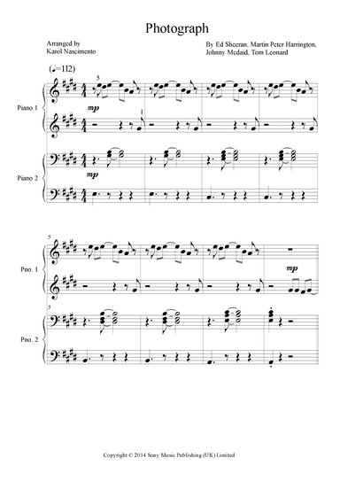 Photograph (arr. Karol Nascimento)