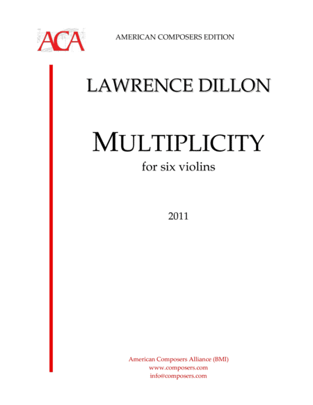 [Dillon] Multiplicity