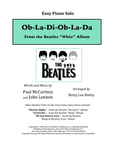 Ob-La-Di, Ob-La-Da (arr. Betsy Lee Bailey)