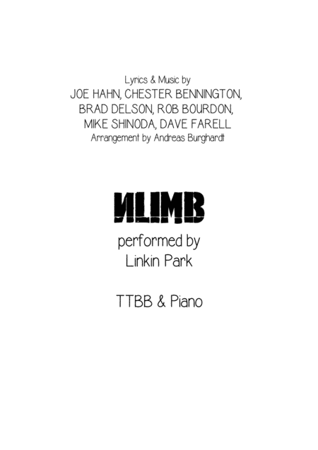 Numb (arr. Andreas Burghardt)