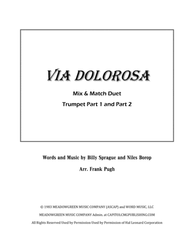 Via Dolorosa (arr. Frank Pugh)