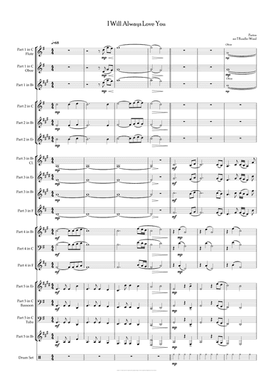 I Will Always Love You (arr. Tom Rundle-Wood)