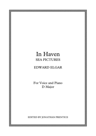 In Haven (D Major) (arr. Jonathan Prentice)