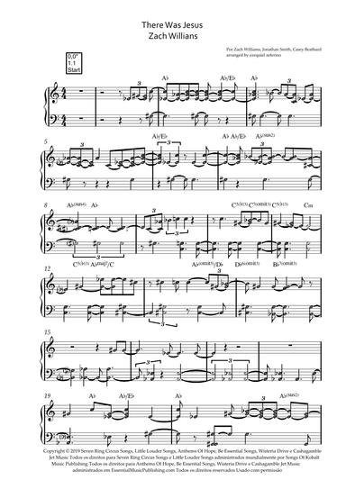 There Was Jesus (arr. by ezequiel zeferino)