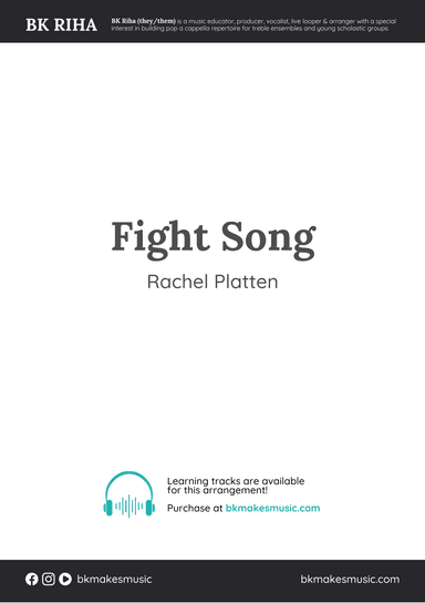 Fight Song (arr. Brandy Kay Riha / BK Riha)