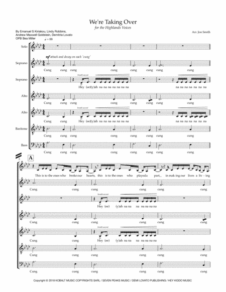 We're Taking Over (arr. Jon Smith)