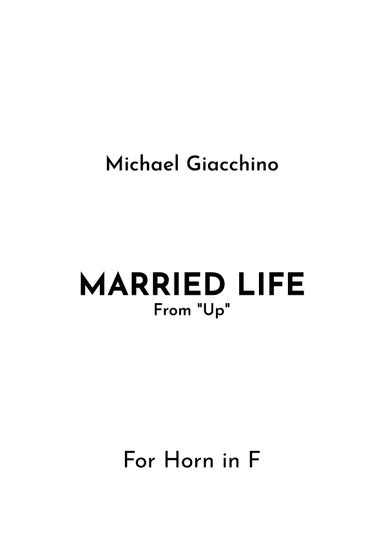 Married Life (arr. Jireh J.)