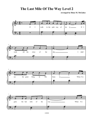 The Last Mile Of The Way (arr. Diane M. McGahee)