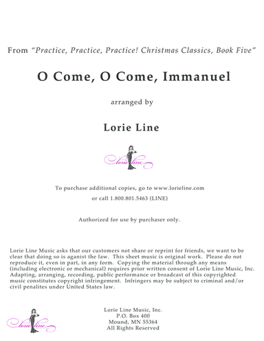O Come, O Come, Immanuel - EASY! (arr. Lorie Line)