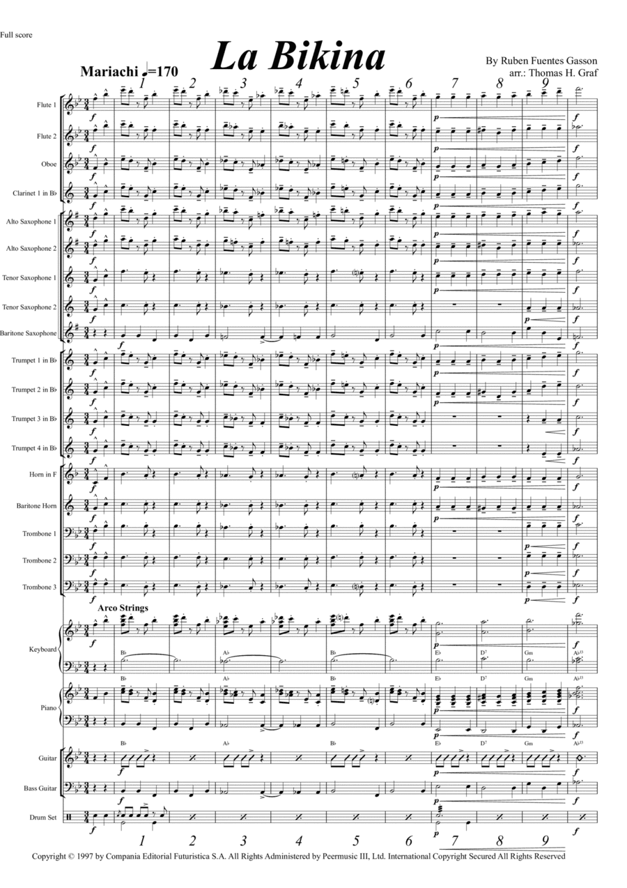 La Bikina (arr. Thomas Graf)