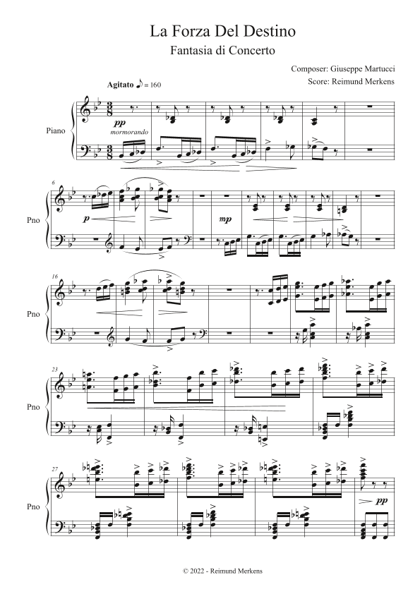 La forza del destino (arr. Reimund Merkens)