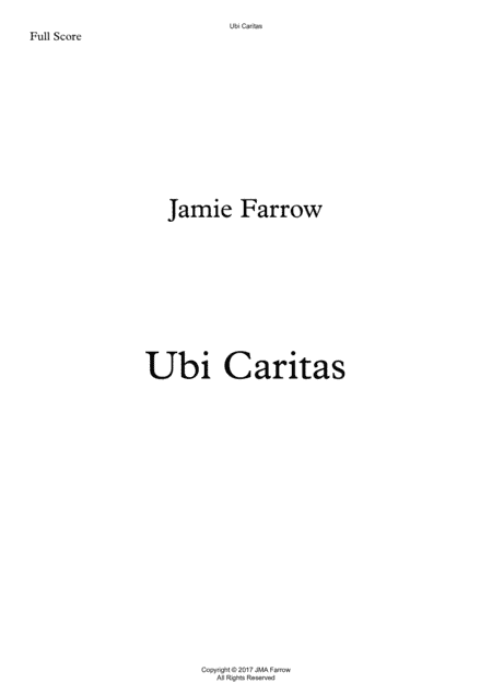 Ubi Caritas