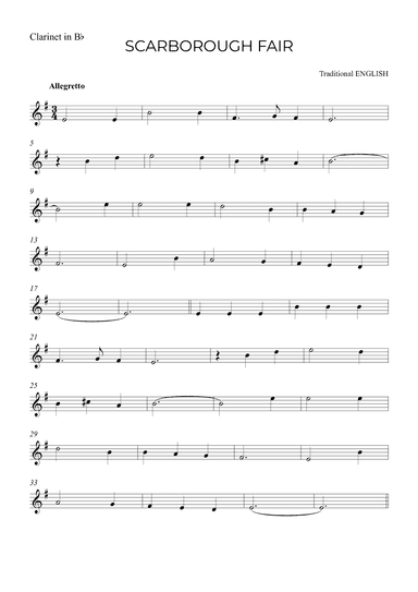 SCARBOROUGH FAIR (arr. Alex Nunes Rodrigues)