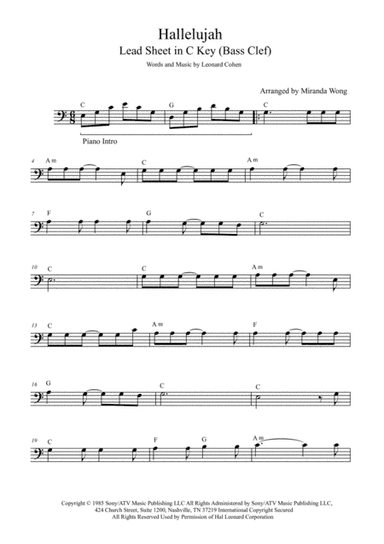 Hallelujah (arr. Miranda Wong)