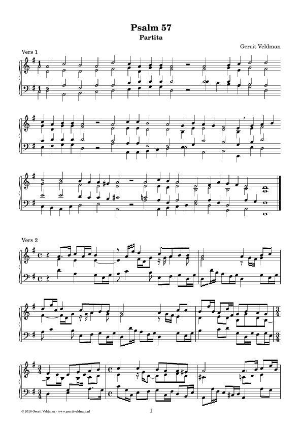Psalm 57 (partita, manualiter)