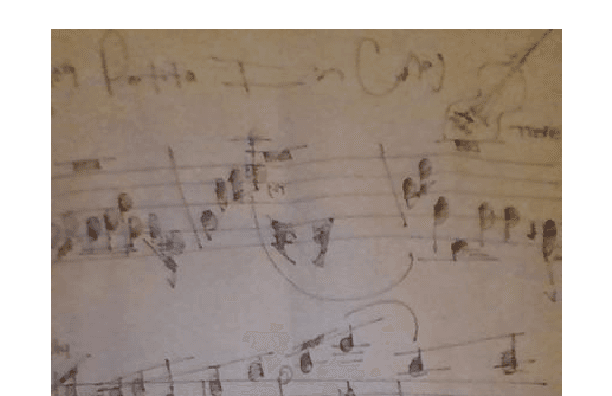 Partita I, Handwritten Score