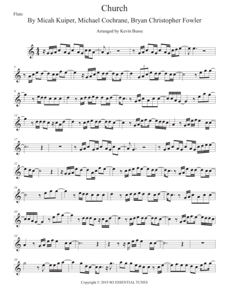 Church (take Me Back) (arr. Kevin Busse)