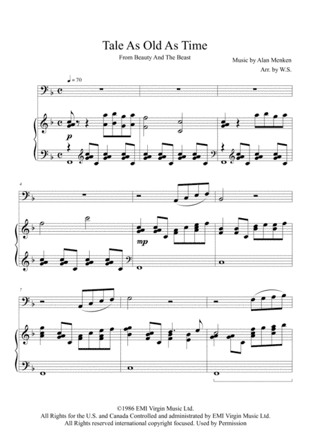 Beauty And The Beast (arr. Wendy Shih)