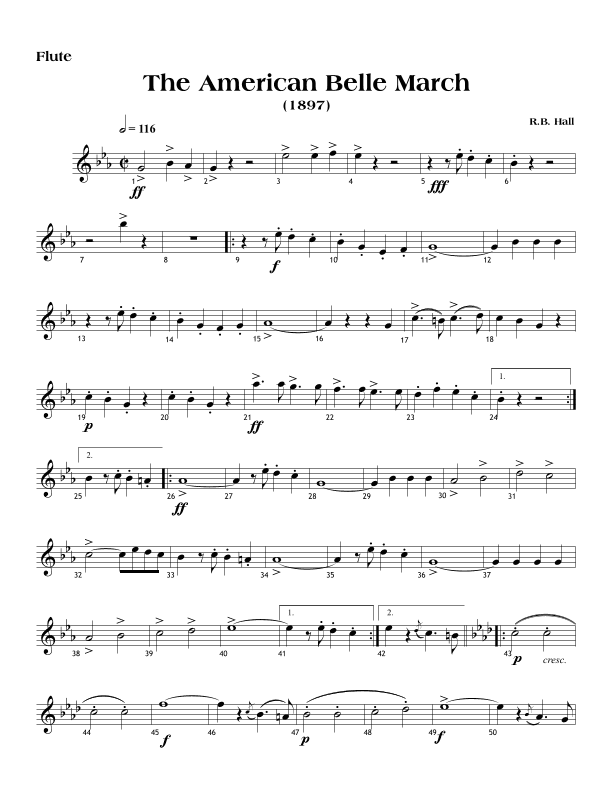 The American Belle (arr. Emmett Anglin)