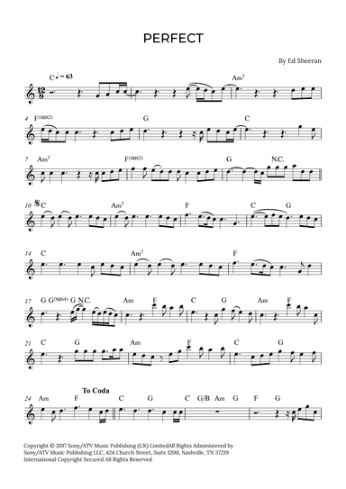 Perfect (arr. Alex Nunes Rodrigues)