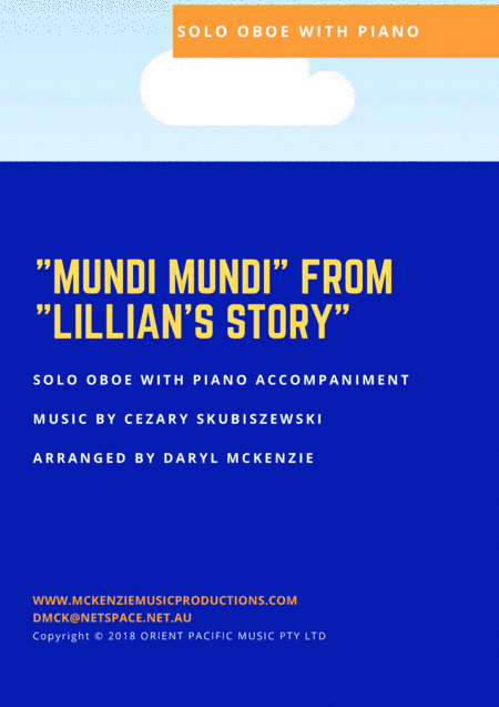 Mundi Mundi (arr. Daryl McKenzie)