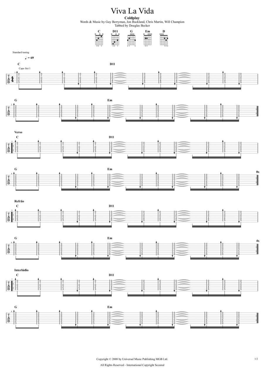 Viva La Vida (arr. Douglas Becker)