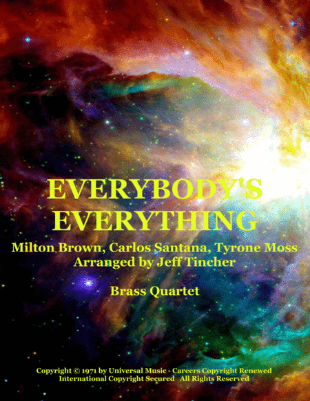 Everybody's Everything (arr. Jeff Tincher)