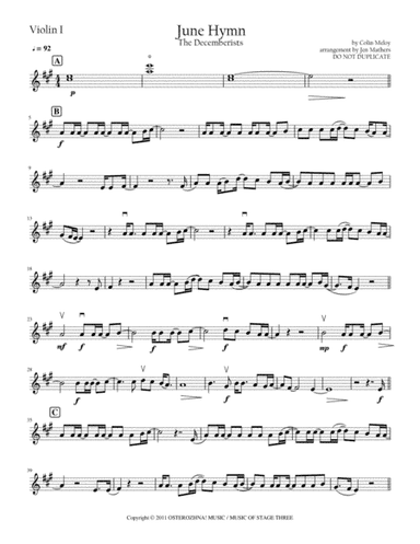 June Hymn (arr. Jen Mathers)