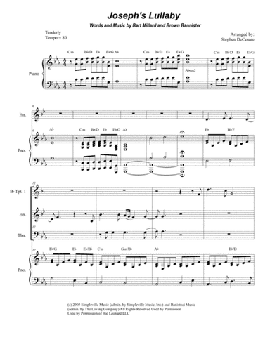 Joseph's Lullaby (arr. Stephen DeCesare)