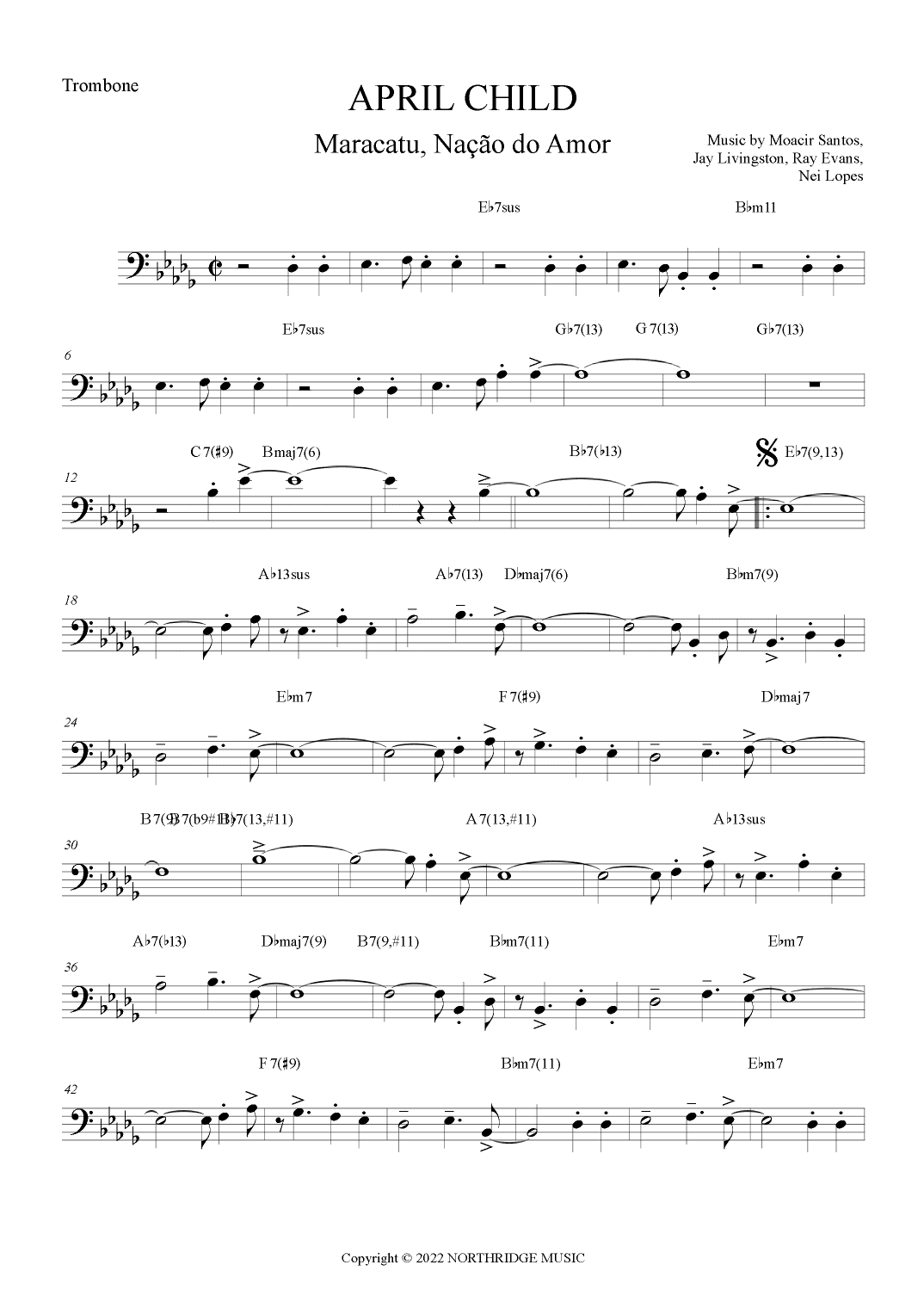April Child (arr. The Sheet Music Library)