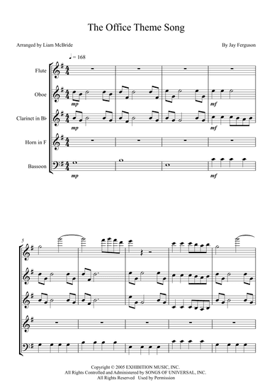 The Office - Theme (arr. Liam McBride)