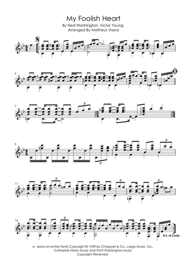 My Foolish Heart (arr. Matheus Viana)
