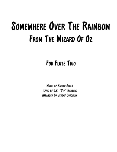 Over The Rainbow (from The Wizard Of Oz) (arr. Jeremy Corcoran)
