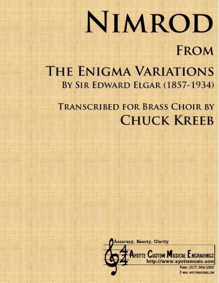 Nimrod (from the Enigma Variations) transcribed for Brass Quintet (arr. Chuck Kreeb)