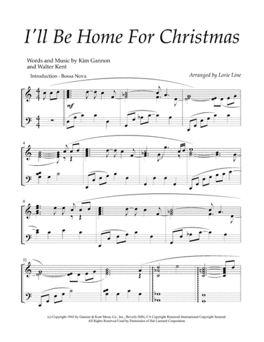I'll Be Home For Christmas (arr. Lorie Line)