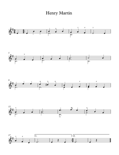 Henry Martin - Traditional Scottish Songs (arr. Milan Mitic)