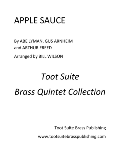 Apple Sauce (arr. Bill Wilson)