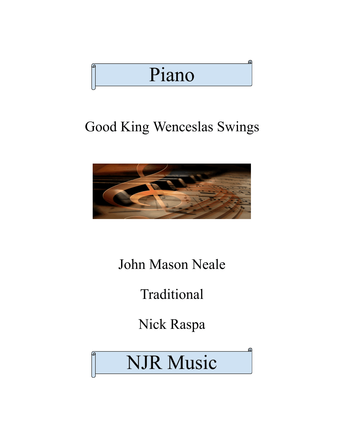Good King Wenceslas Swings (el./intm. piano) (arr. Nick Raspa)