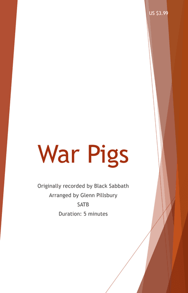 War Pigs (interpolating Luke's Wall) (arr. Glenn Pillsbury)