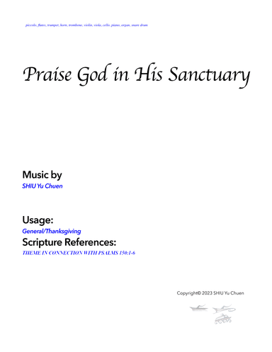 Praise God in His Sanctuary