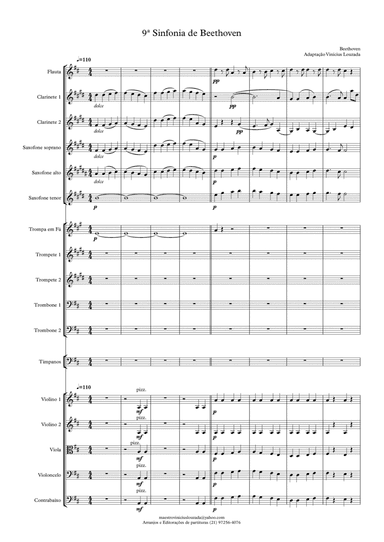 9ª Symphony Beethoven Theme - Student Orchestra (arr. Vinícius Louzada)