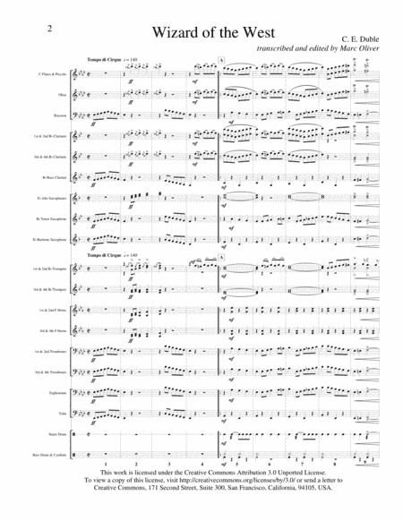 The Wizard of the West (arr. Marc Oliver)