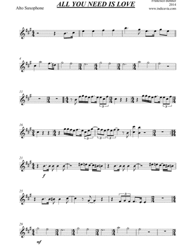 All You Need Is Love (arr. Francisco Benitez)