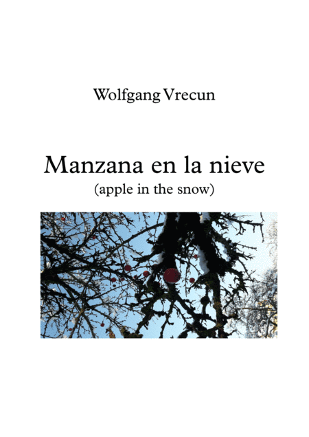 Manzana en la nieve (apple in the snow)