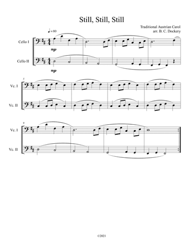 Still, Still, Still (Cello Duet) (arr. B. C. Dockery)