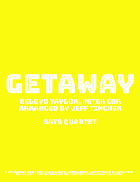Getaway (arr. Jeff Tincher)