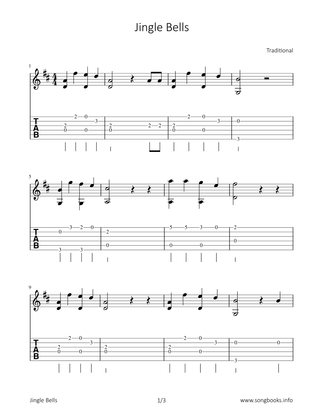 Jingle Bells (arr. Bettina Schipp)